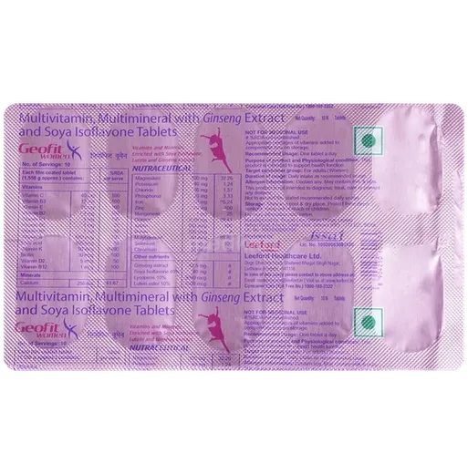 geofit women tablet 10's